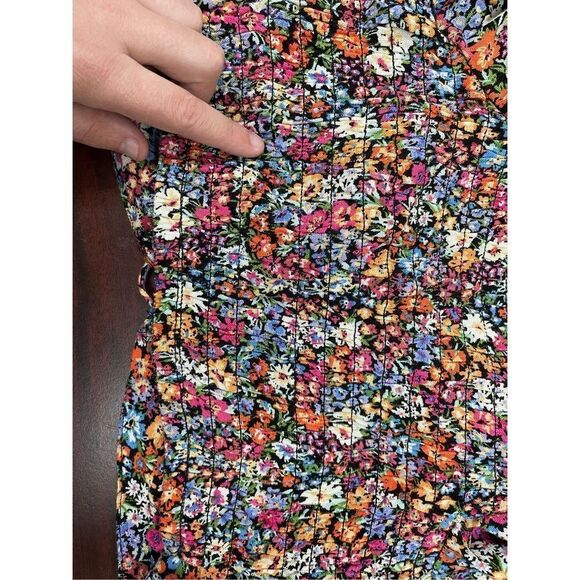 Wild Fable Floral Cropped Blouse Size Small - Picture 7 of 8